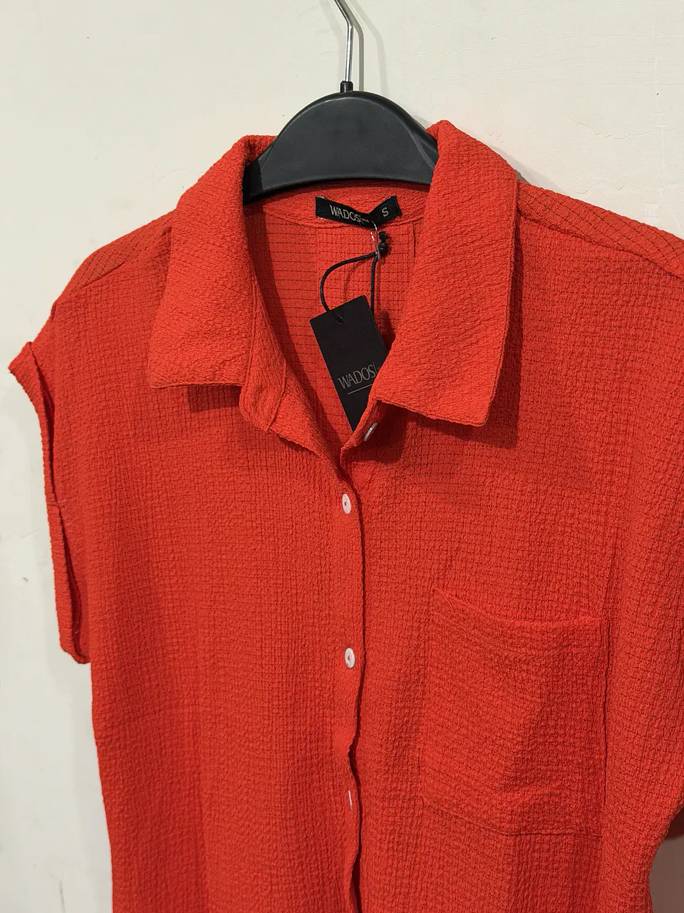 Blusa manga corta Naranja Wados 2