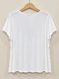 Blusa manga corta Blanca Wados - Miniatura 3