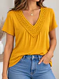 Blusa manga corta Mostaza Wados - Miniatura 4