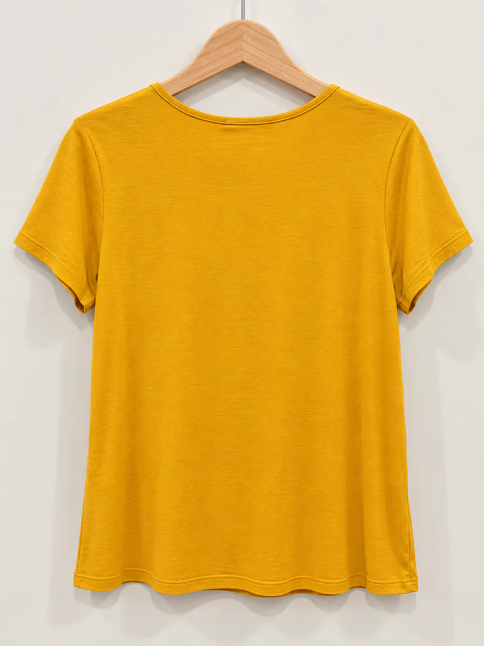 Blusa manga corta Mostaza Wados 3