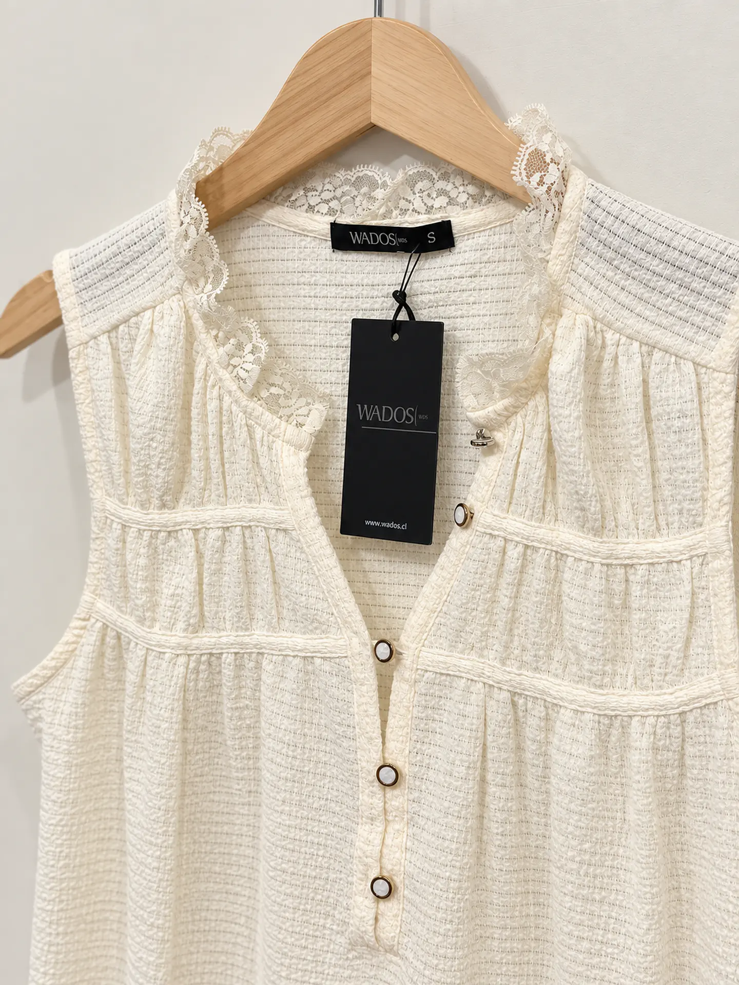 Blusa manga corta Hueso Wados 2
