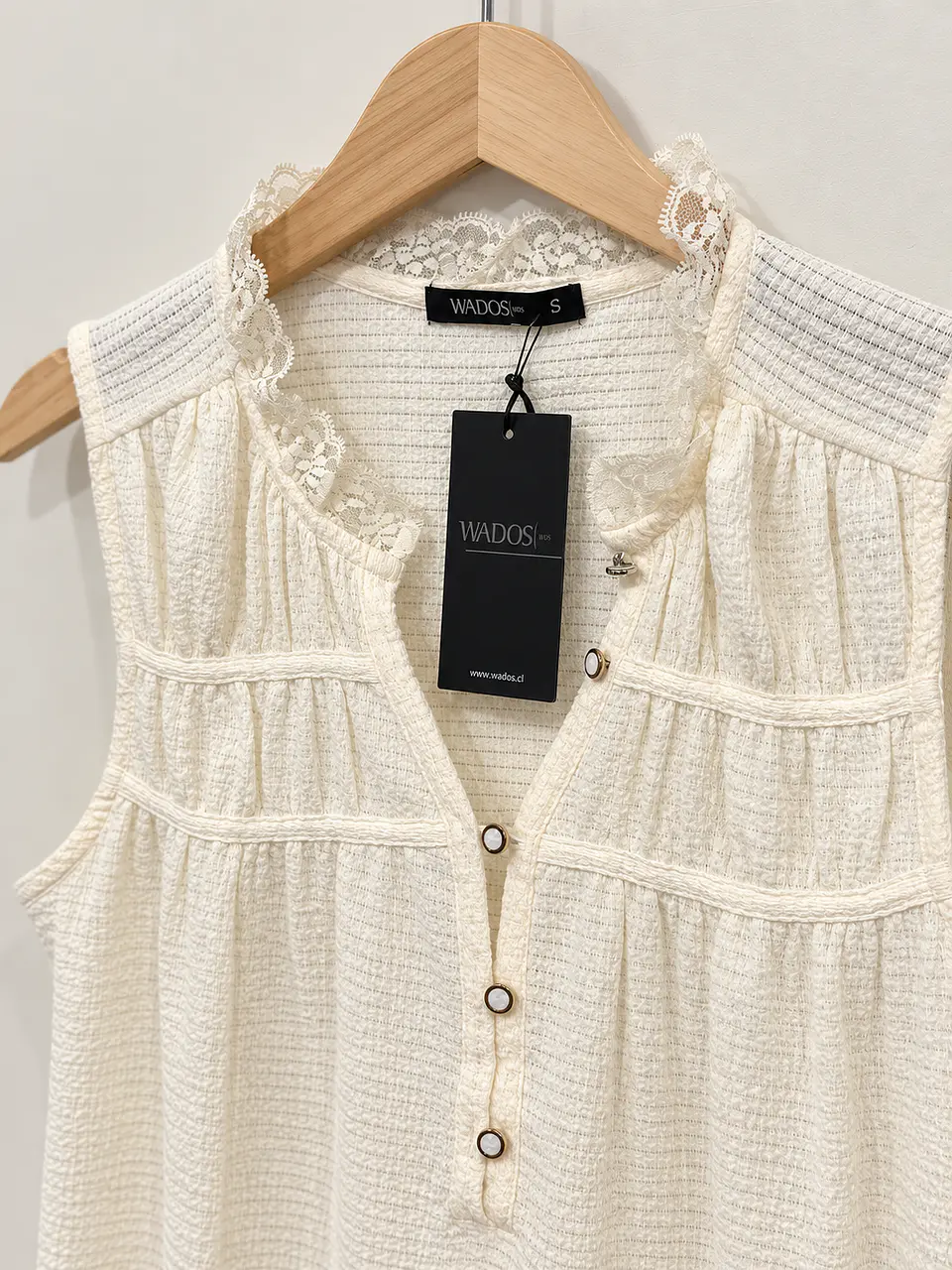Blusa manga corta Hueso Wados 2