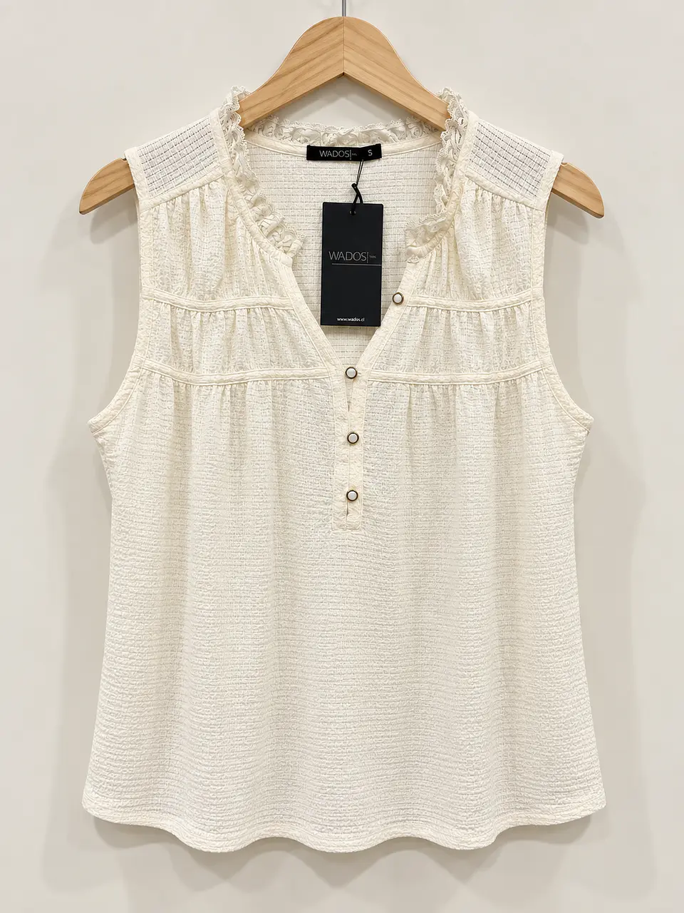 Blusa manga corta Hueso Wados 1