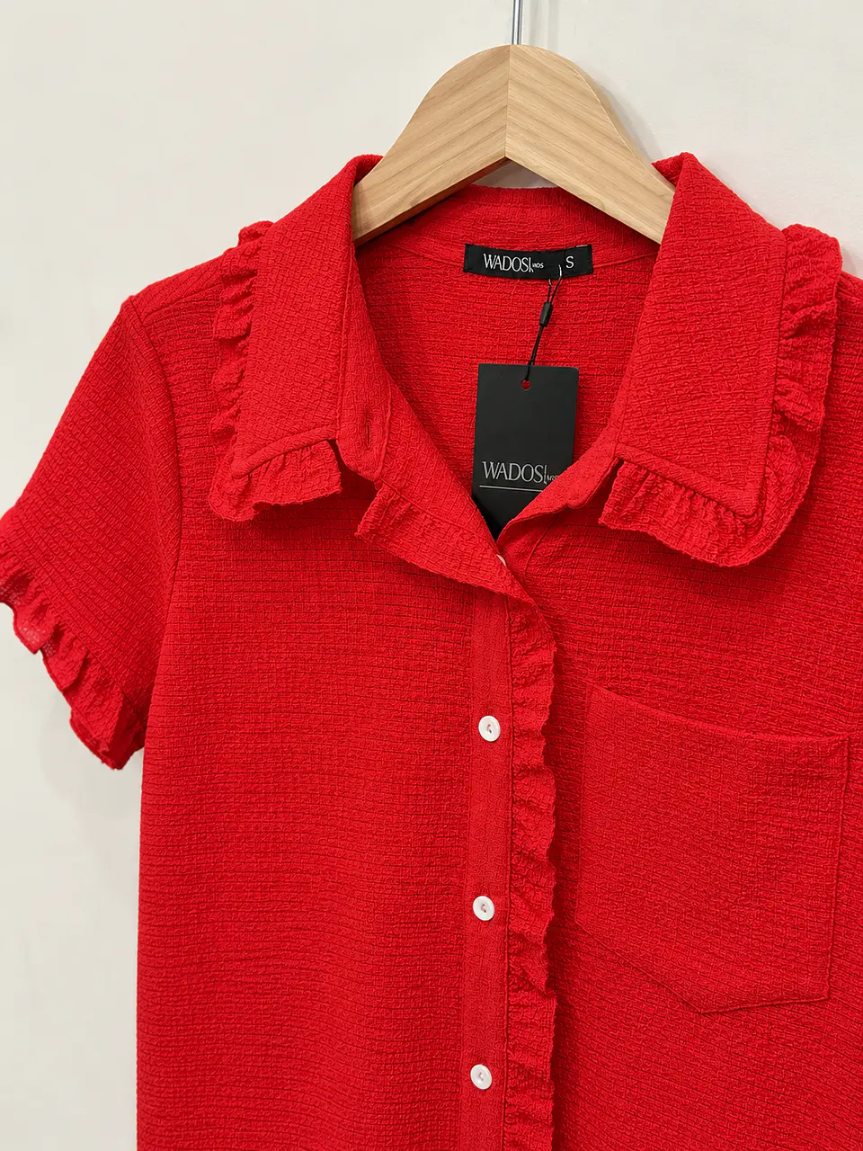 Blusa manga corta Roja Wados 2