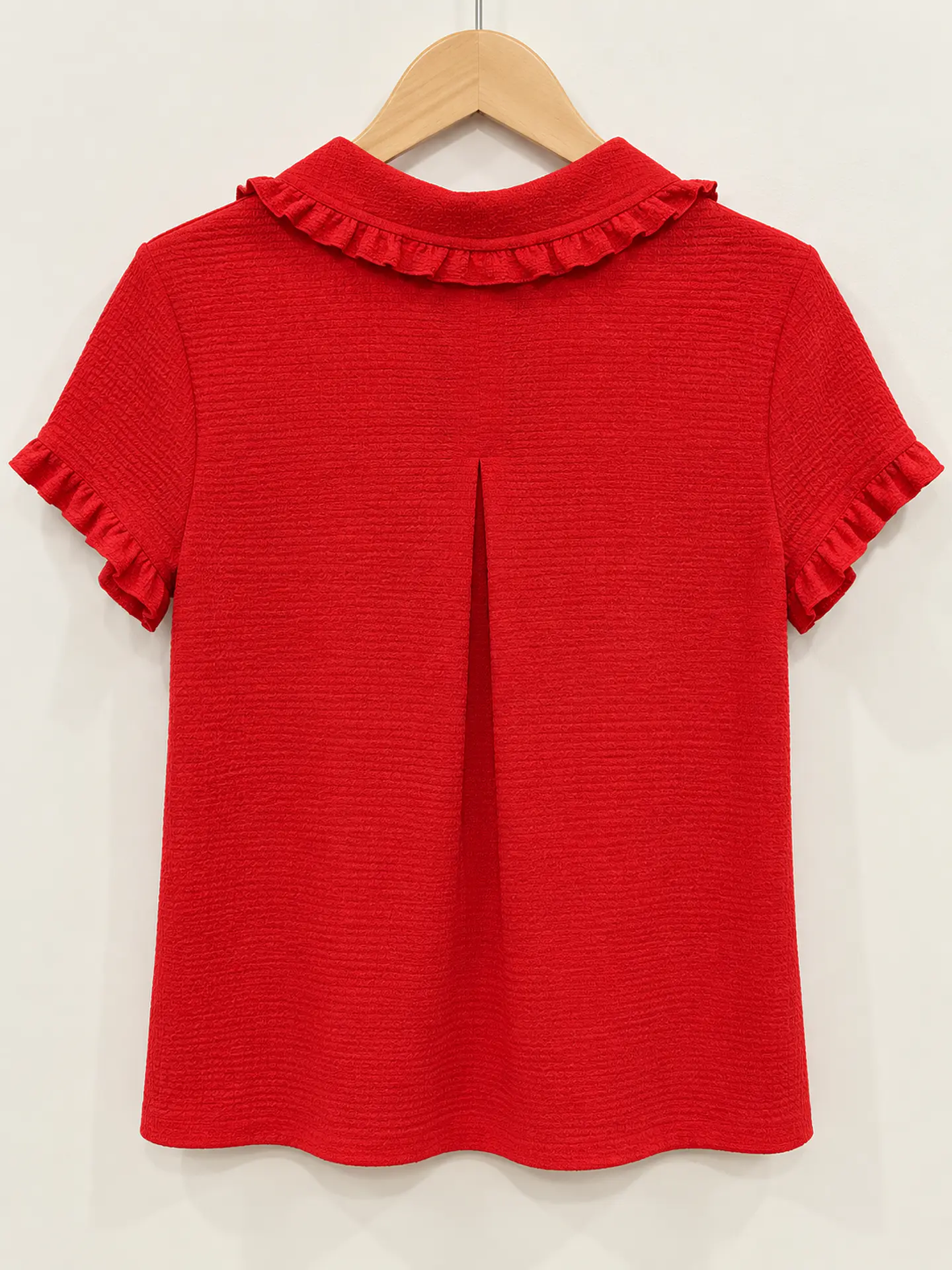 Blusa manga corta Roja Wados 3