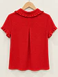 Blusa manga corta Roja Wados - Miniatura 3