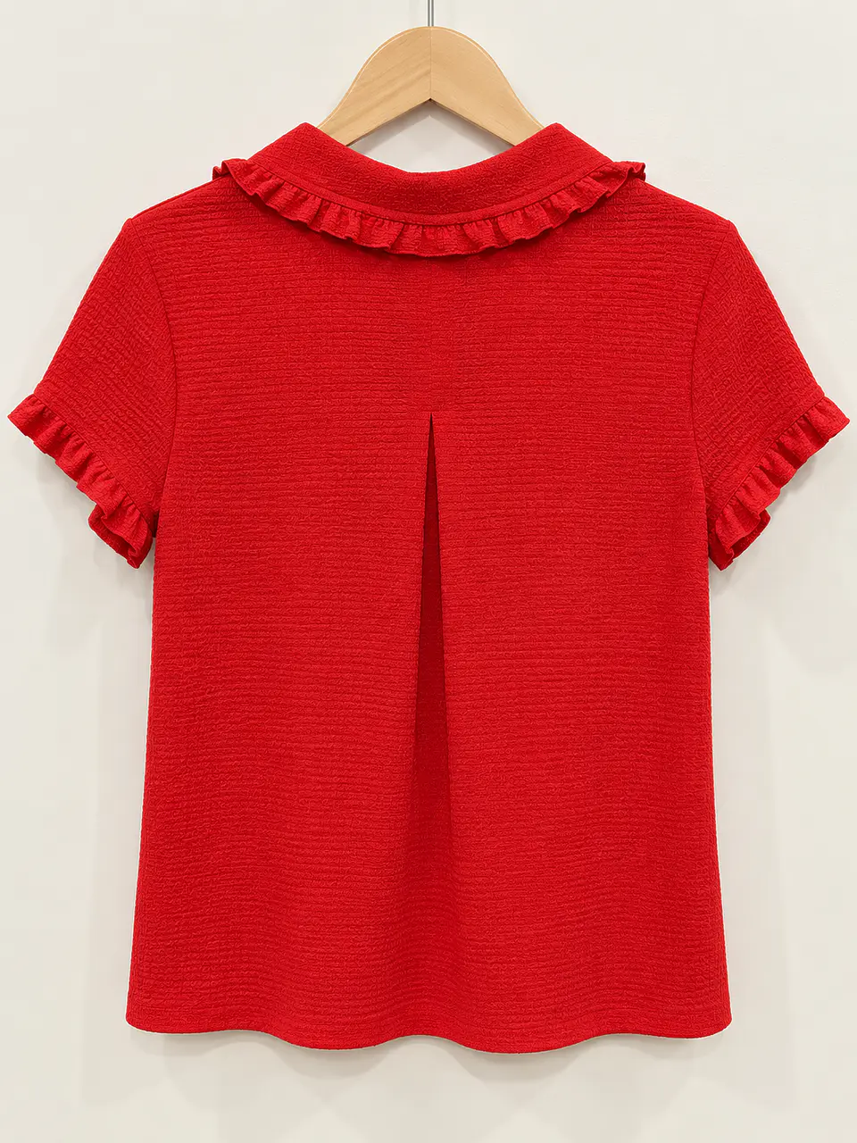 Blusa manga corta Roja Wados 3