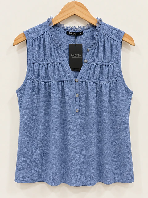 Blusa manga corta Indigo Wados