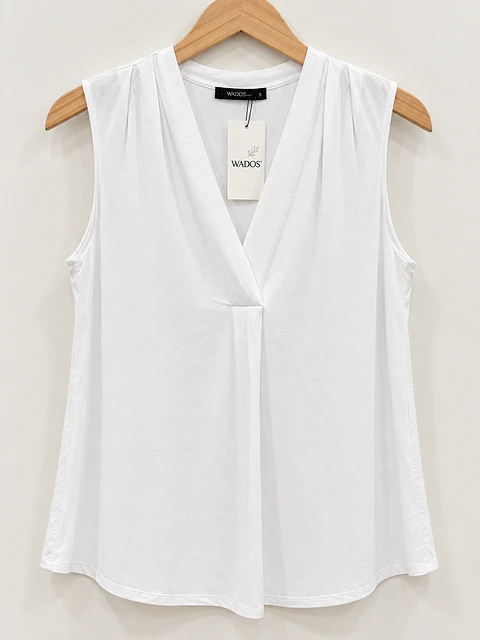 Blusa sin mangas hueso Wados