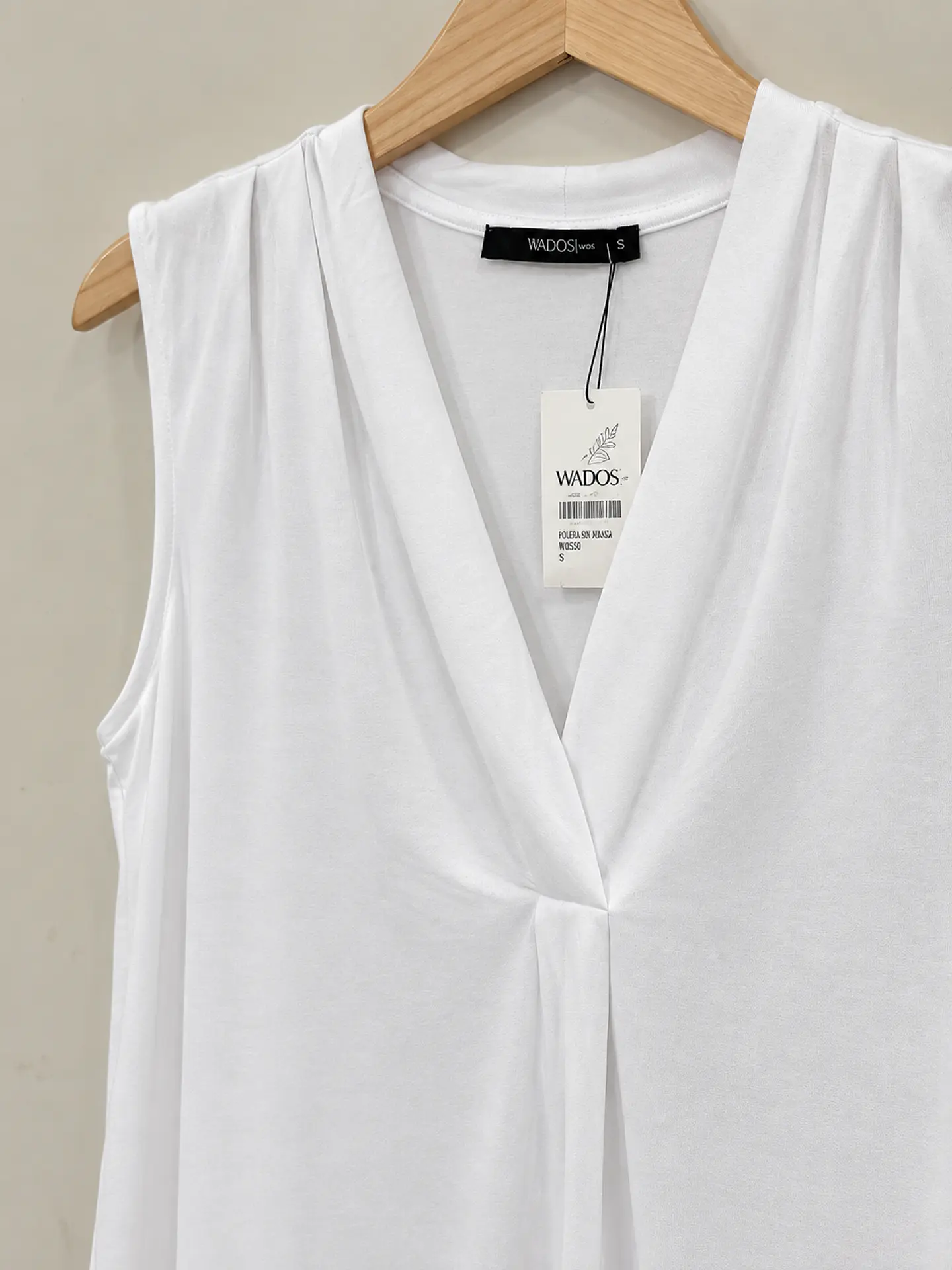 Blusa sin mangas hueso Wados 2