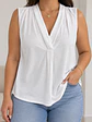 Blusa sin mangas hueso Wados - Miniatura 4