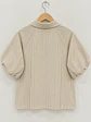 Blusa manga corta Beige Wados - Miniatura 3