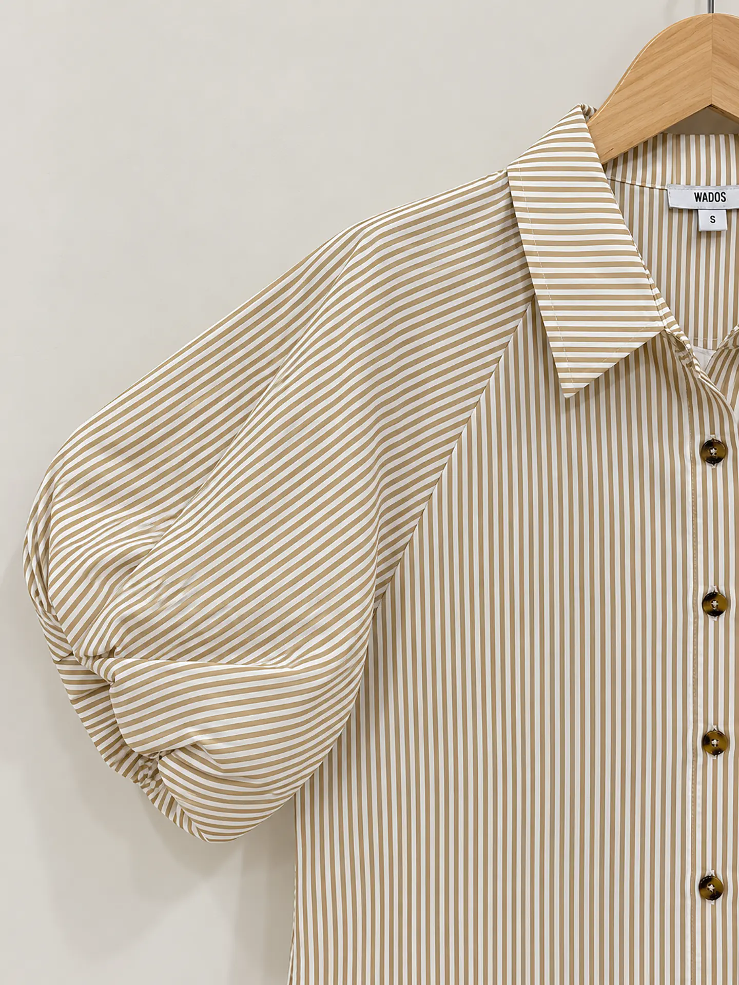 Blusa manga corta Beige Wados 2