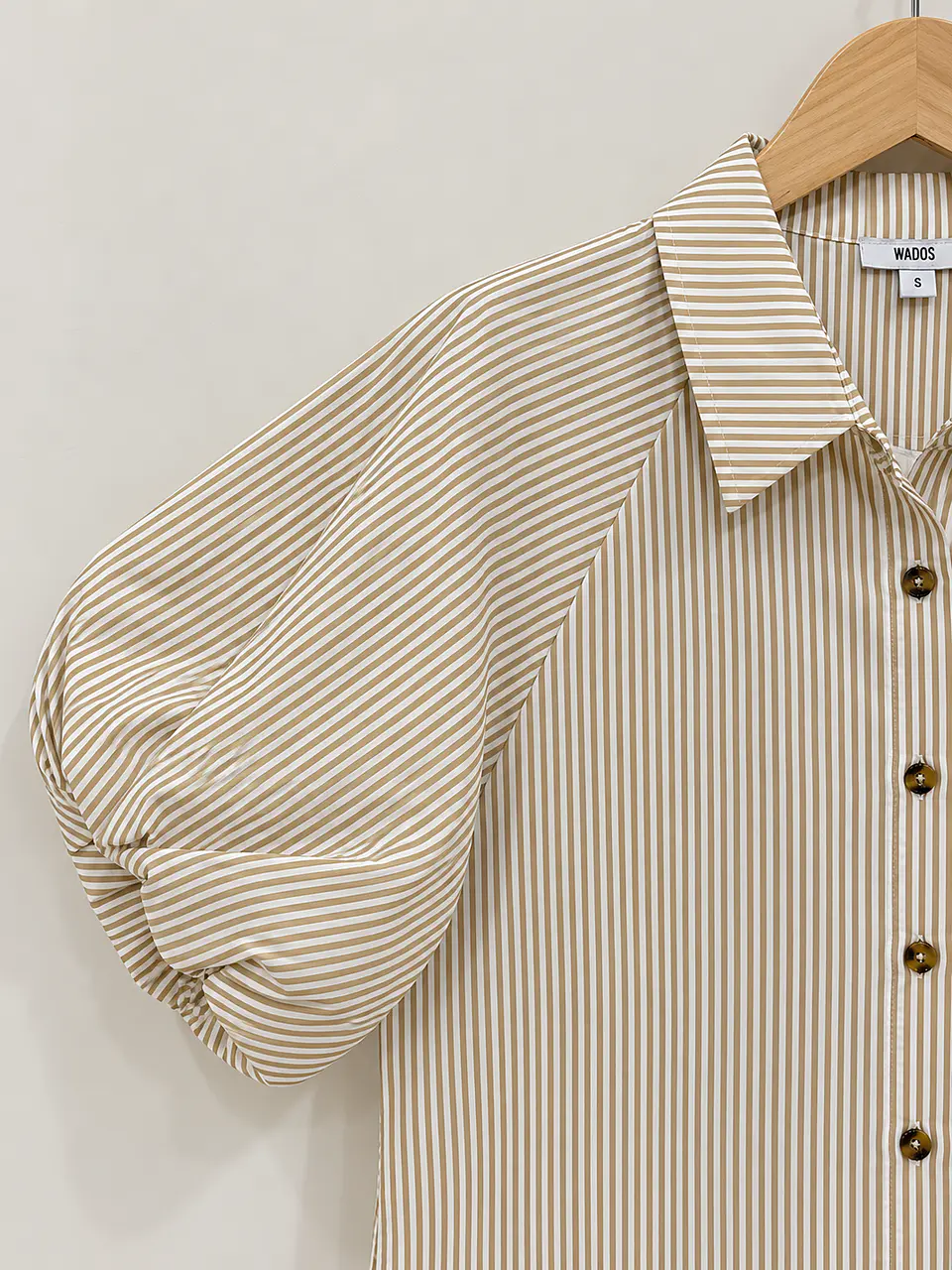 Blusa manga corta Beige Wados 2