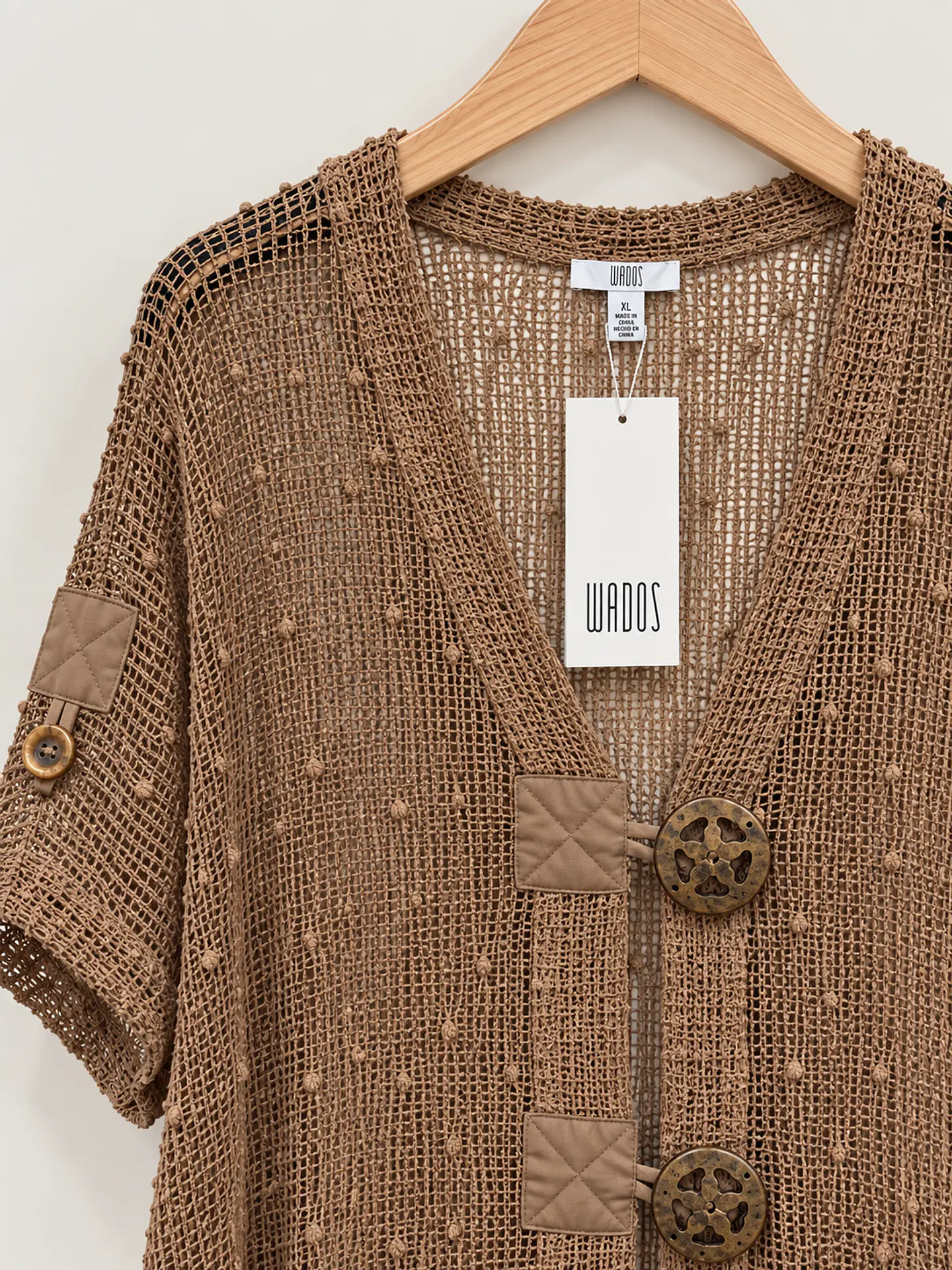 Chaleco Tejido Cognac Wados 2