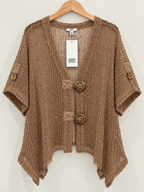 Chaleco Tejido Cognac Wados