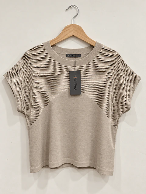 Sweater manga corta Crudo Wados