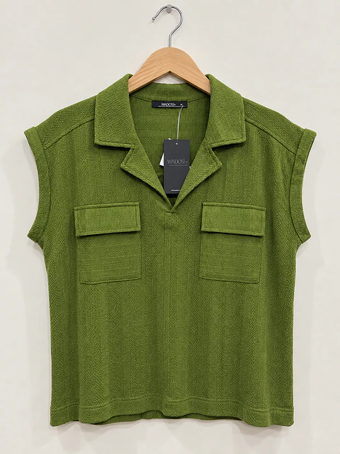 Blusa manga corta Verde Wados