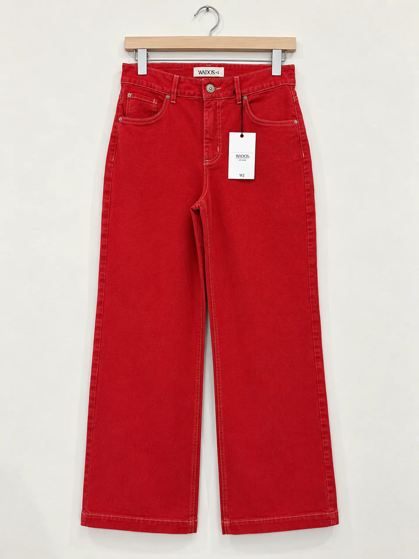Jeans Wide legs Rojo Wados 1