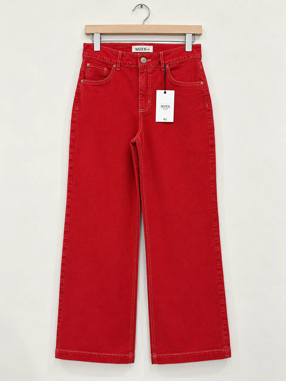 Jeans Wide legs Rojo Wados 1