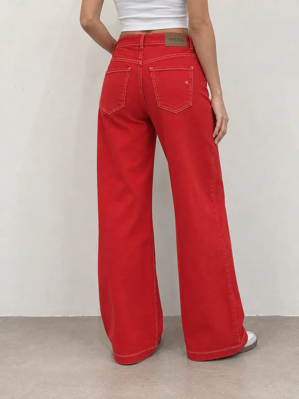 Jeans Wide legs Rojo Wados 6