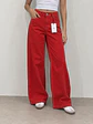 Jeans Wide legs Rojo Wados - Miniatura 5