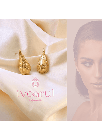 Gotas gold texturizadas 