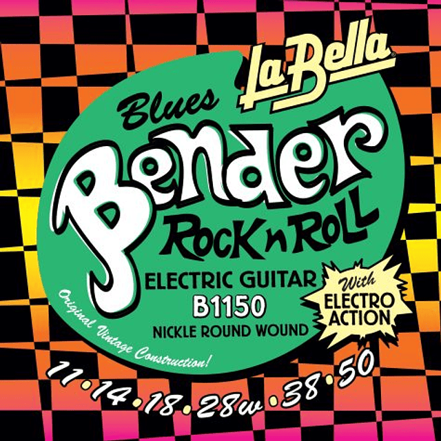 Set Cuerdas Guitarra Eléctrica 0.11 La Bella Blues Bender