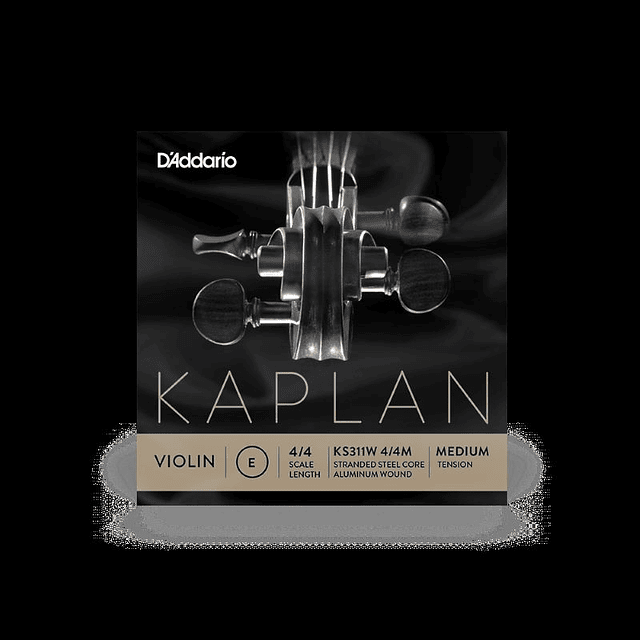 Cuerda Mi Violín 4/4 D'Addario Kaplan Non Whistling