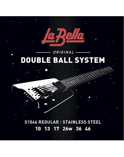 Set Cuerdas Guitarra Eléctrica 0.10 La Bella Steinberger Series Double Ball