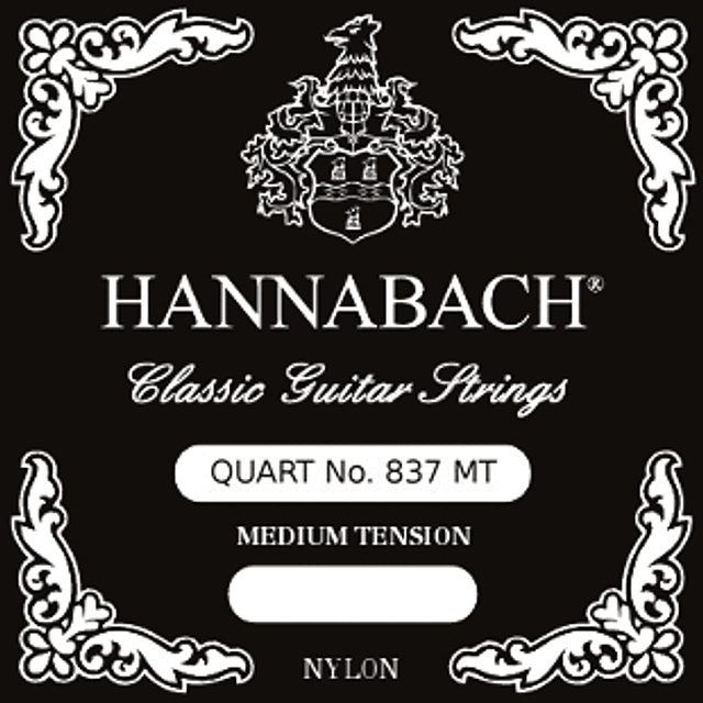 Set Cuerdas Guitarra Clásica Hannabach Serie 837 (Quart)