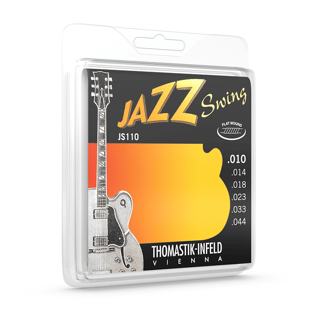 Set Cuerdas Guitarra Eléctrica 0.10 Thomastik Jazz Swing Flatwound