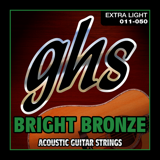 Set Cuerdas Guitarra Acústica 0.11 GHS Bright Bronze