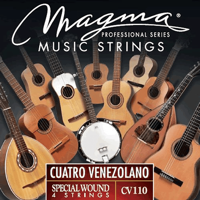 Set Cuerdas Cuatro Venezolano Magma Professional Series