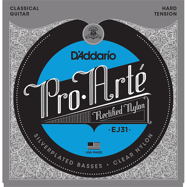 Set Cuerdas Guitarra Clásica D'Addario Pro-Arté Rectified Nylon