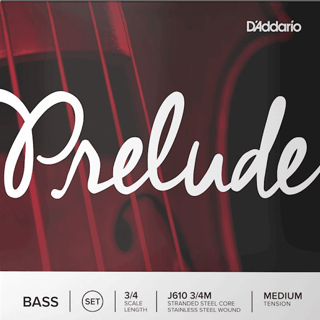 Set Cuerdas Contrabajo Orquesta D'Addario Prelude