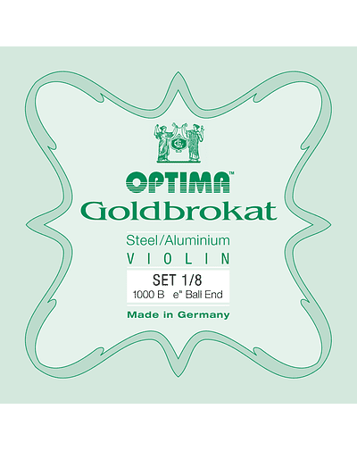 Set Cuerdas Violín 1/8 Optima Goldbrokat