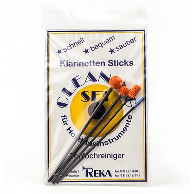 Kit de Limpieza para Clarinete Reka Cleaning Set - Sticks