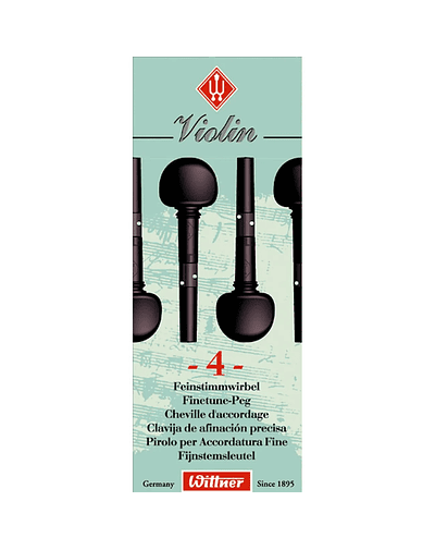 Set 4 Clavijas para Violín Wittner Patent 8.6mm