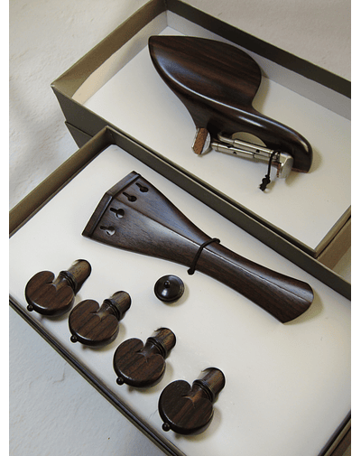 Set de Accesorios Palisandro Violín 4/4, Modelo Hill/Guarneri