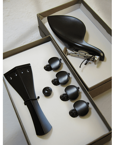 Set de Accesorios Ébano Violín 4/4, Modelo Hill/Guarneri