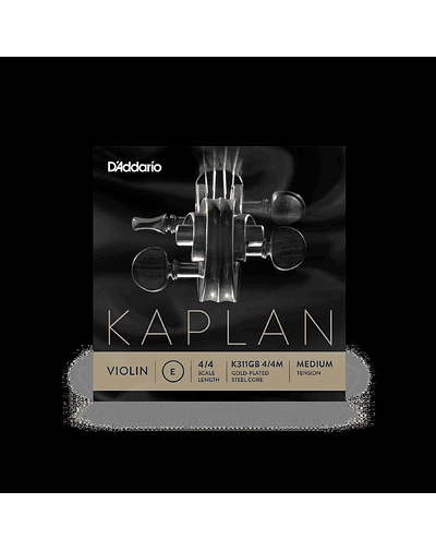 Cuerda Mi Violín 4/4 D'Addario Kaplan Gold
