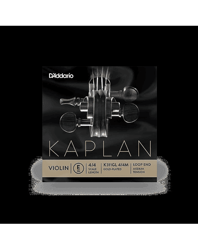Cuerda Mi Violín 4/4 D'Addario Kaplan Gold (Lazo)