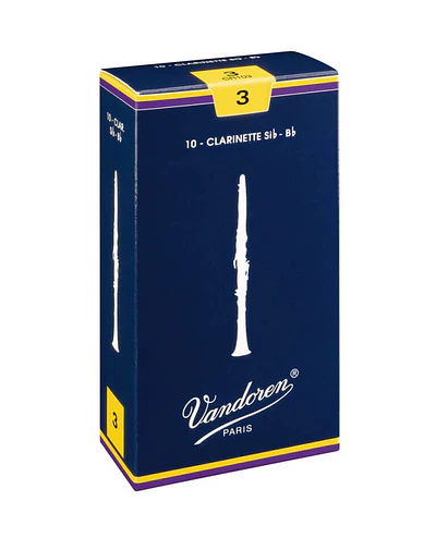 Pack 10 Cañas Clarinete Bb 3.0 Vandoren Classic