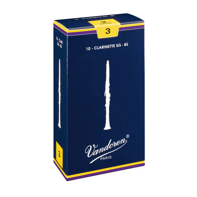 Pack 10 Cañas Clarinete Bb 3.0 Vandoren Classic