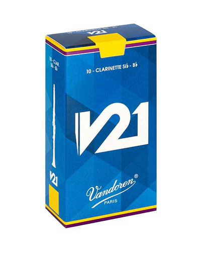 Pack 10 Cañas Clarinete Bb 2.5 Vandoren V21