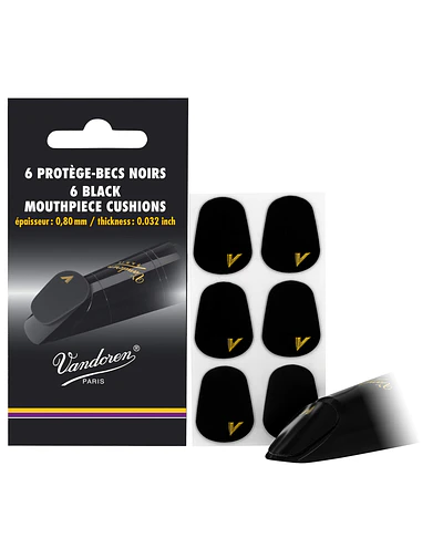 Pack 6 Protectores Boquilla Vandoren Negros