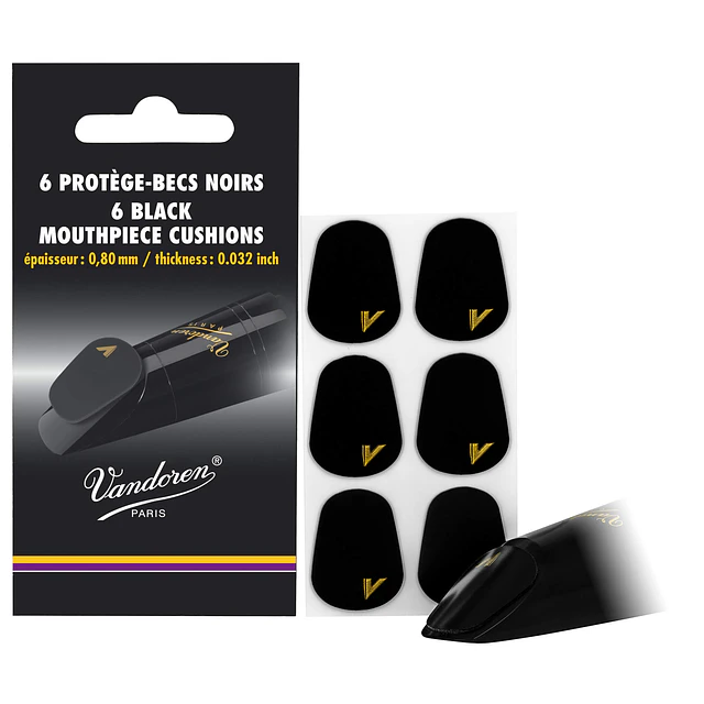 Pack 6 Protectores Boquilla Vandoren Negros
