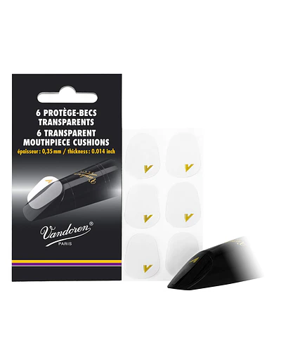 Pack 6 Protectores Boquilla Vandoren Transparentes