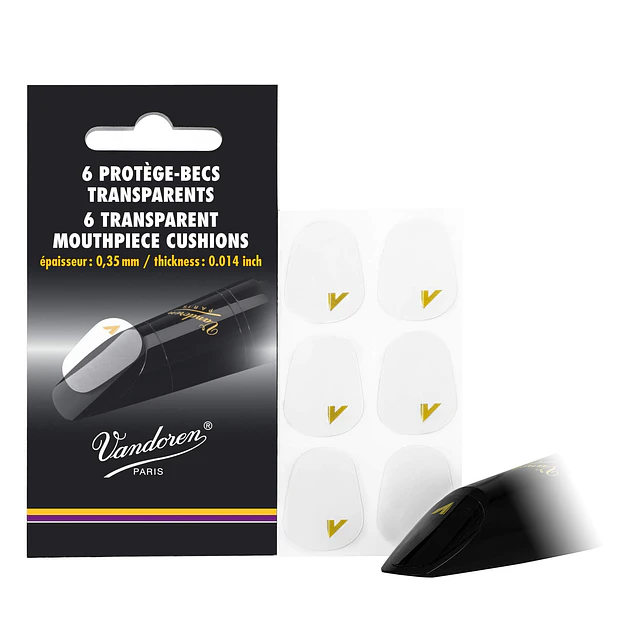Pack 6 Protectores Boquilla Vandoren Transparentes